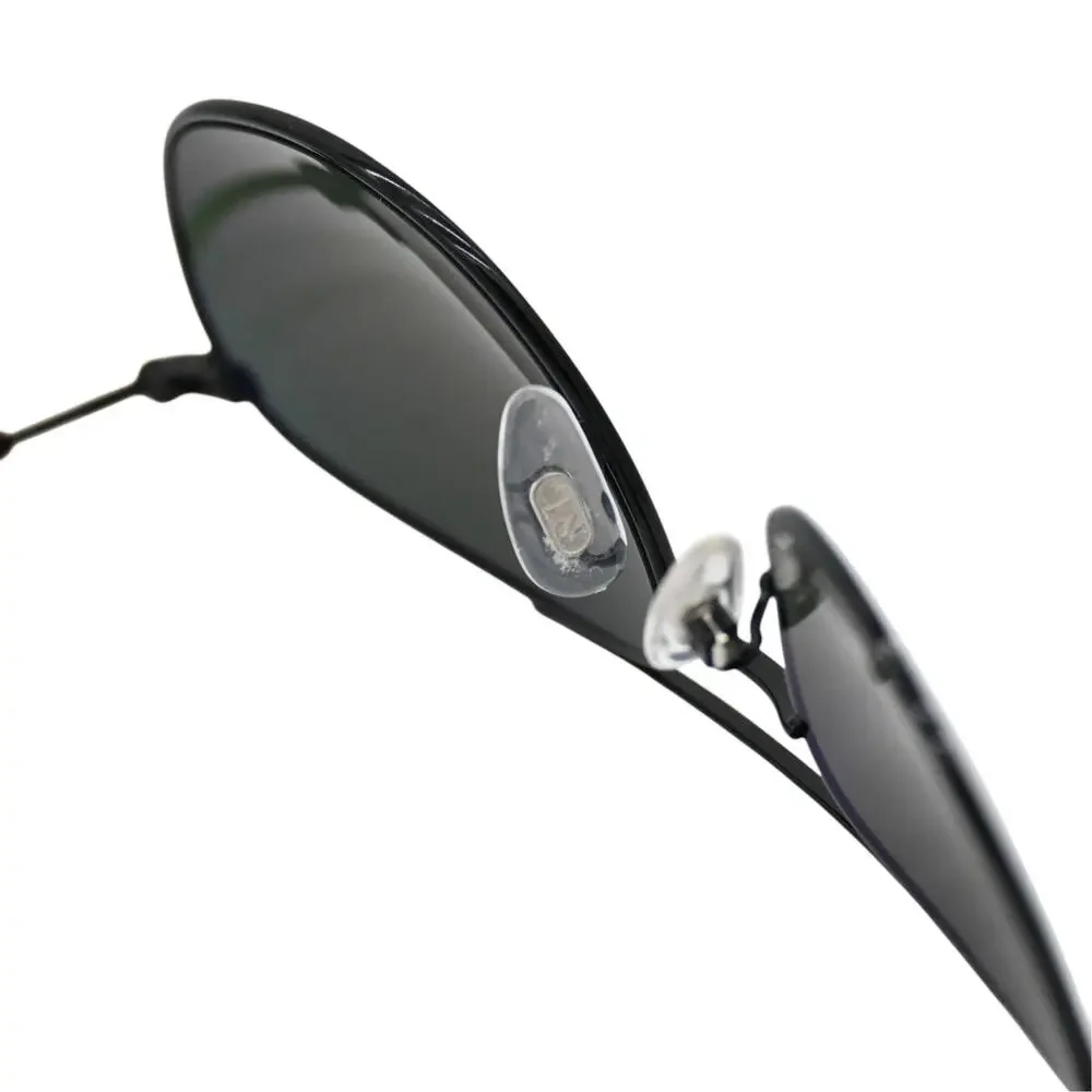 Ralph Lauren Black Metal Tortoise Mirrored Sunglasses PL 9501